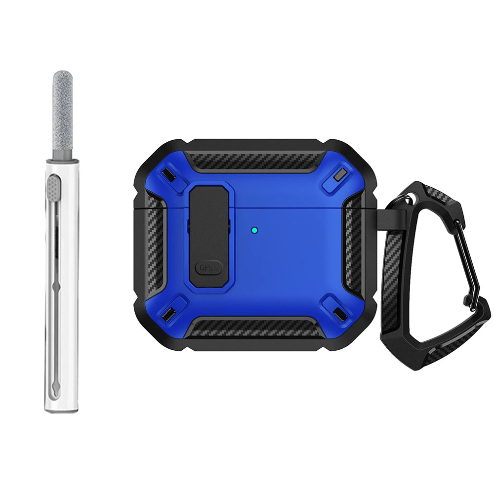 Case Elite Blindada – Ultra Proteção com Trava de Segurança (AirPods 4)