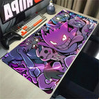 Mousepad Gamer Pokémon Gengar XL – Base Antiderrapante e Borda Reforçada