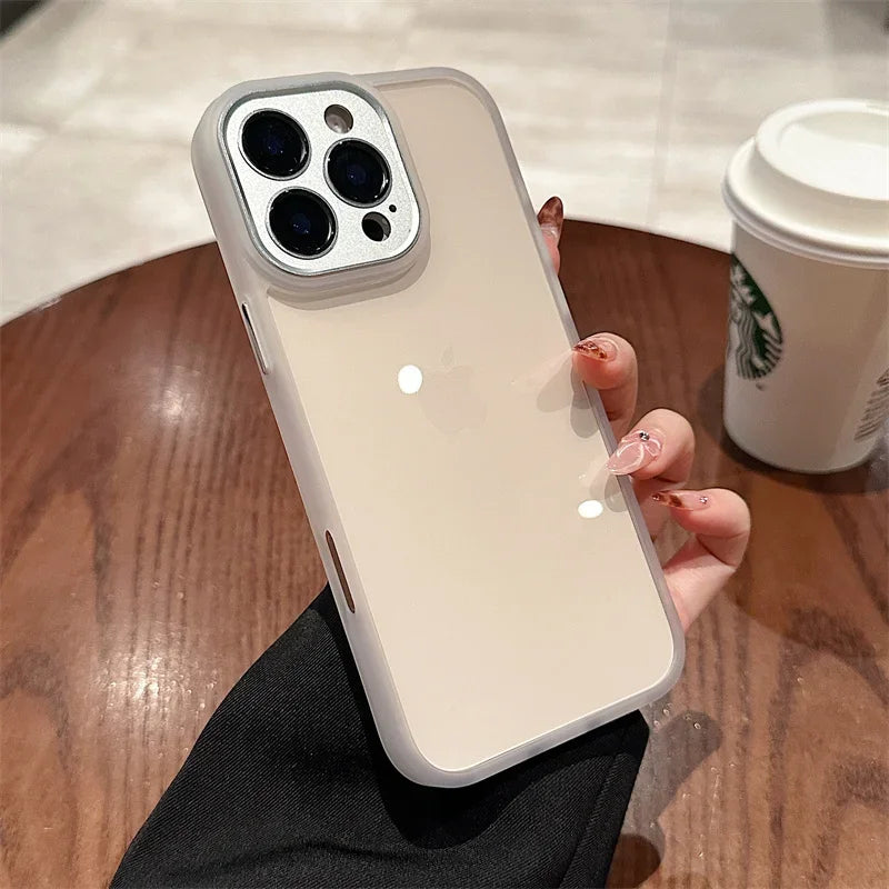 Case Luxo Cristal – Transparente Anti Impacto (iPhone 16 Series)