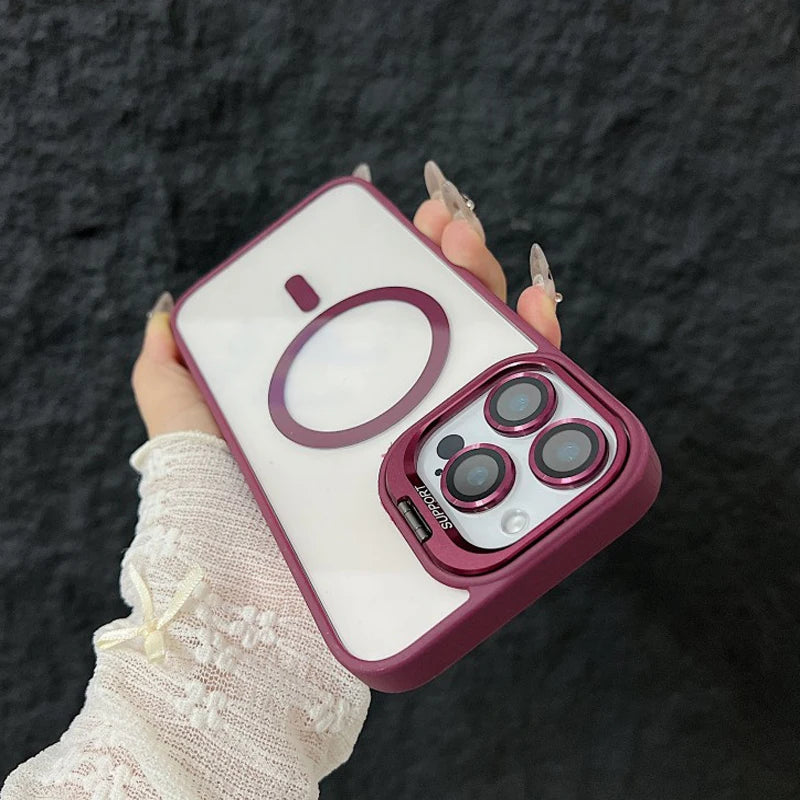 Case Magnética Premium – Anti Impacto & Ultra Proteção (iPhone 11 ao 17 Pro/Max)