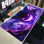 Mousepad Gamer Pokémon Gengar XL – Base Antiderrapante e Borda Reforçada