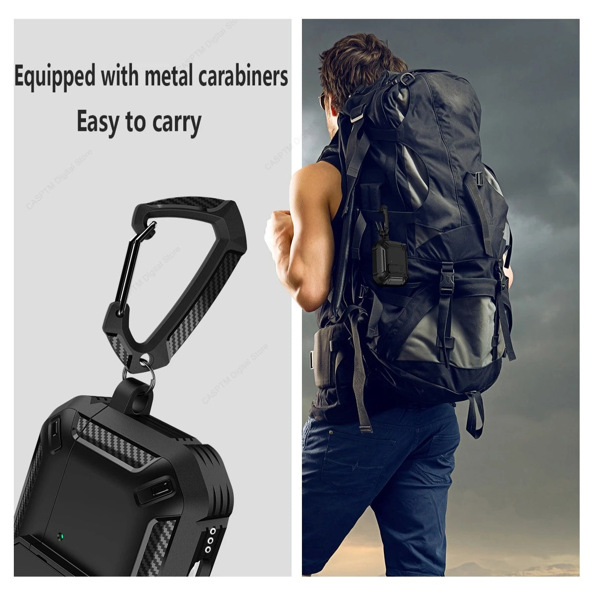 Case Elite Blindada – Ultra Proteção com Trava de Segurança (AirPods 4)