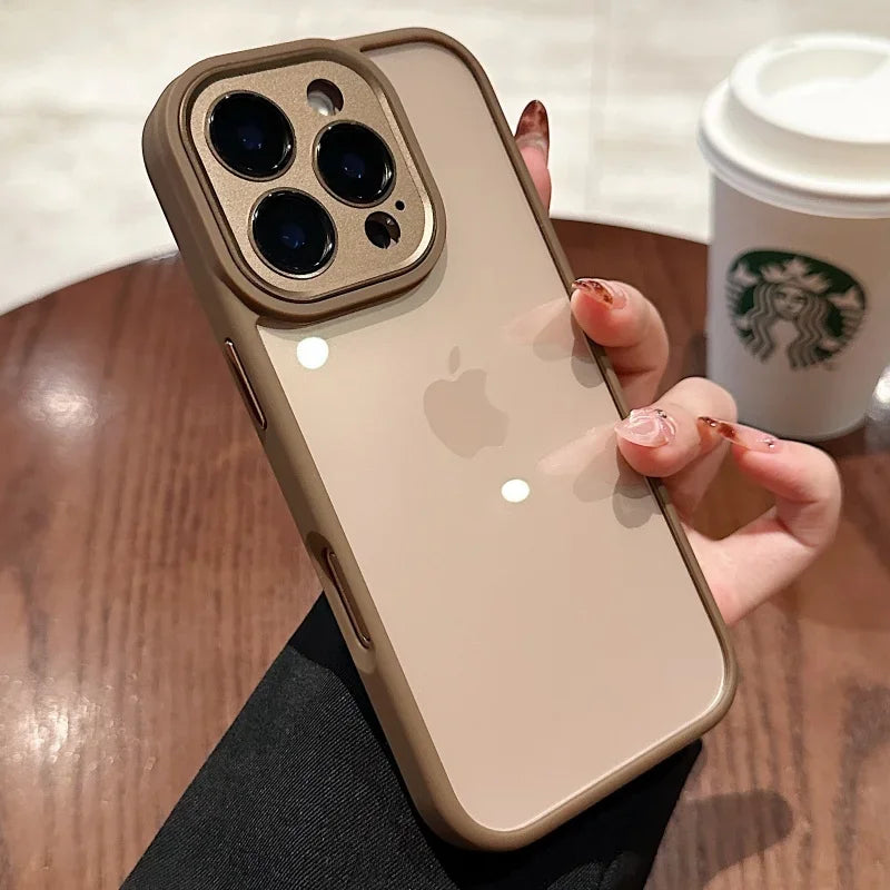 Case Luxo Cristal – Transparente Anti Impacto (iPhone 16 Series)