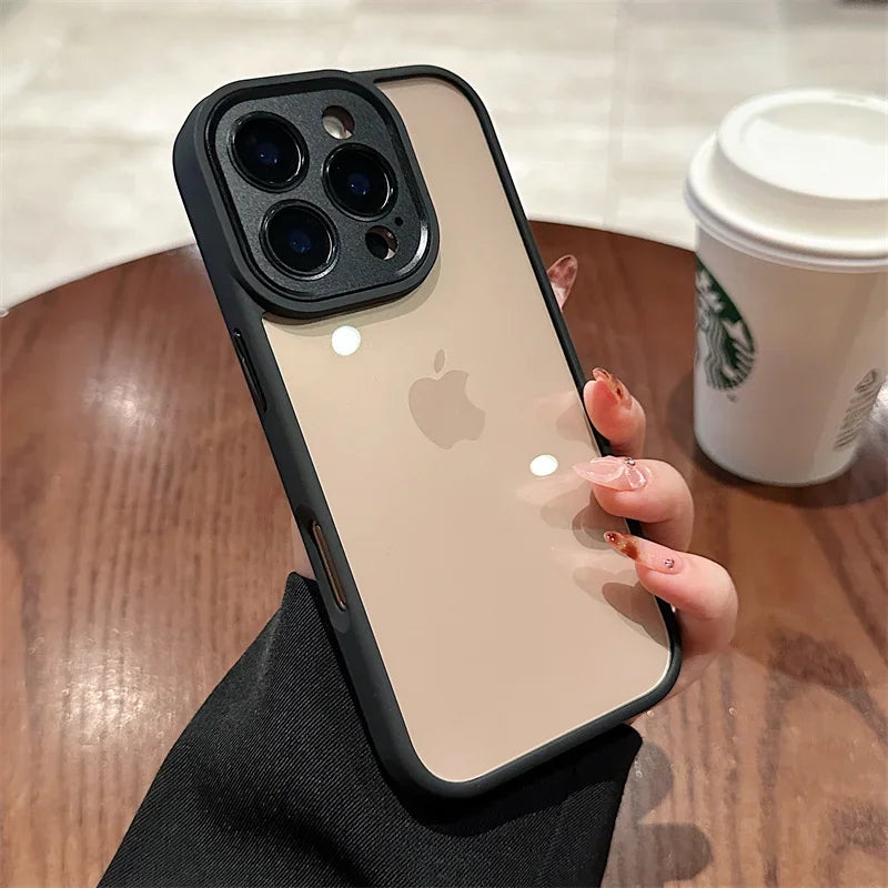 Case Luxo Cristal – Transparente Anti Impacto (iPhone 16 Series)