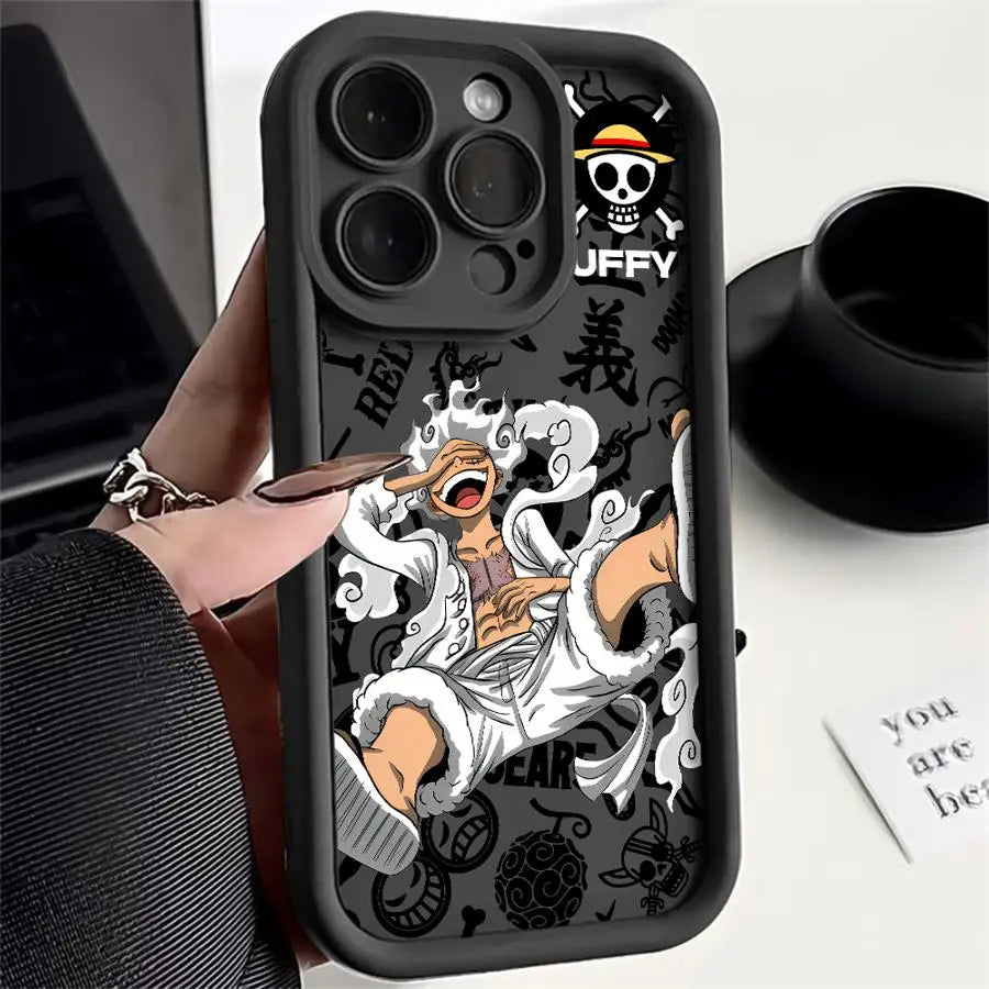 Case One Piece Flexível Anti-Choque – Proteção Leve para iPhone