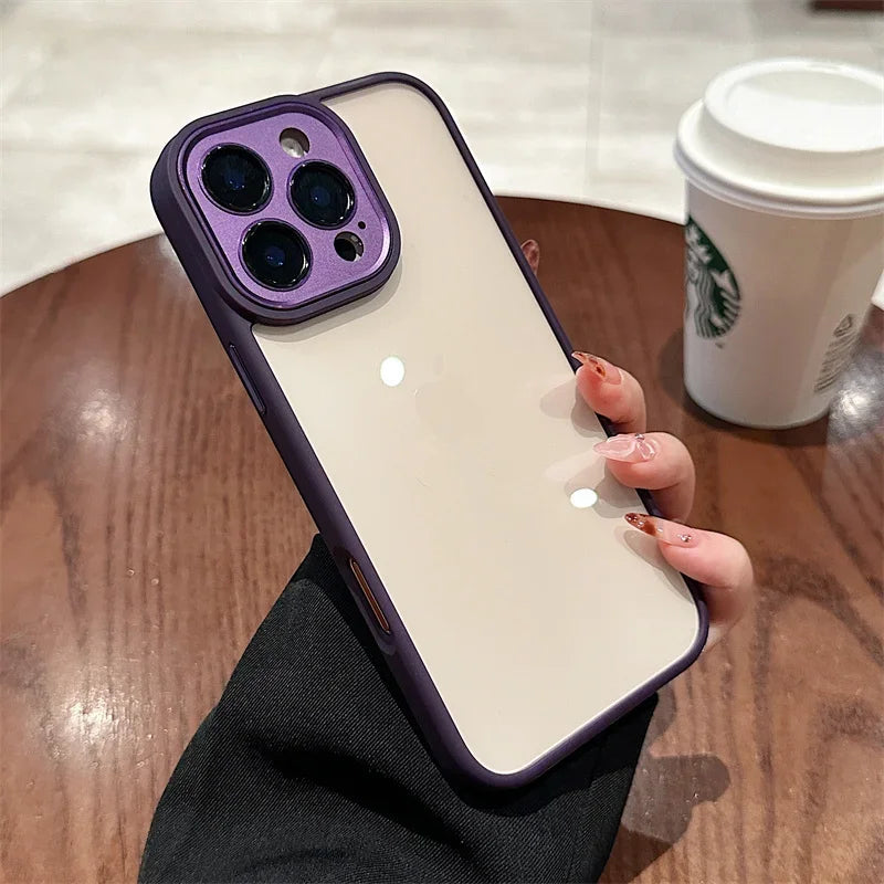 Case Luxo Cristal – Transparente Anti Impacto (iPhone 16 Series)