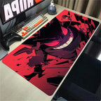 Mousepad Gamer Pokémon Gengar XL – Base Antiderrapante e Borda Reforçada