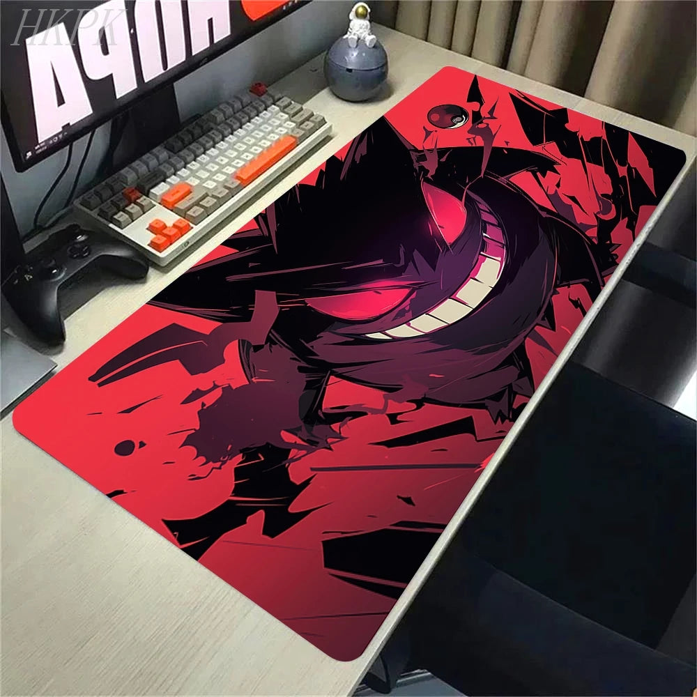 Mousepad Gamer Pokémon Gengar XL – Base Antiderrapante e Borda Reforçada