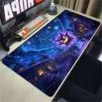 Mousepad Gamer Pokémon Gengar XL – Base Antiderrapante e Borda Reforçada
