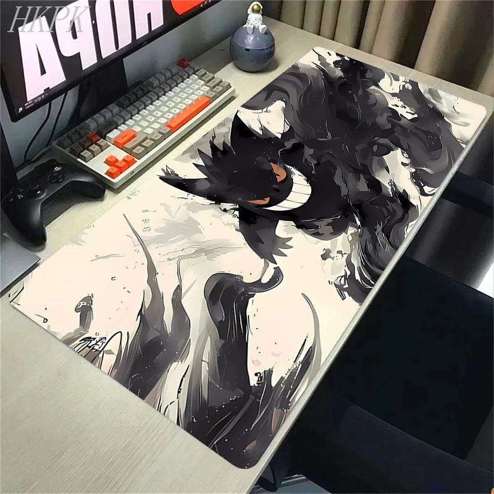 Mousepad Gamer Pokémon Gengar XL – Base Antiderrapante e Borda Reforçada