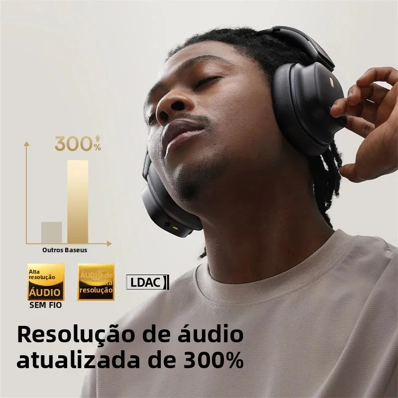 Headphone ANC Sem Fio Premium – Áudio Hi-Res LDAC e Bluetooth 5.4