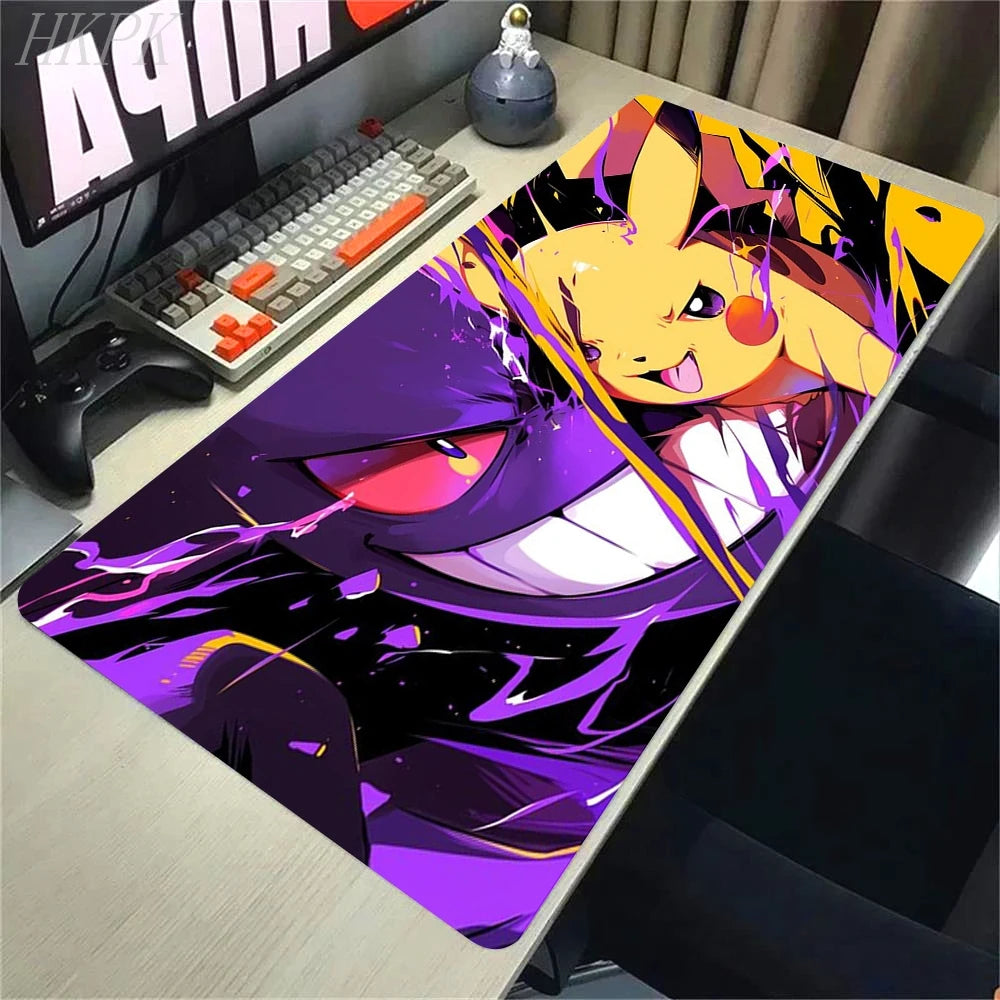 Mousepad Gamer Pokémon Gengar XL – Base Antiderrapante e Borda Reforçada