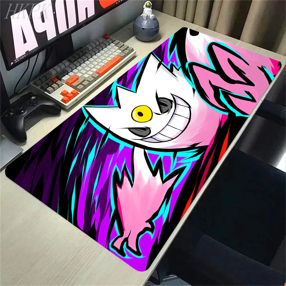 Mousepad Gamer Pokémon Gengar XL – Base Antiderrapante e Borda Reforçada