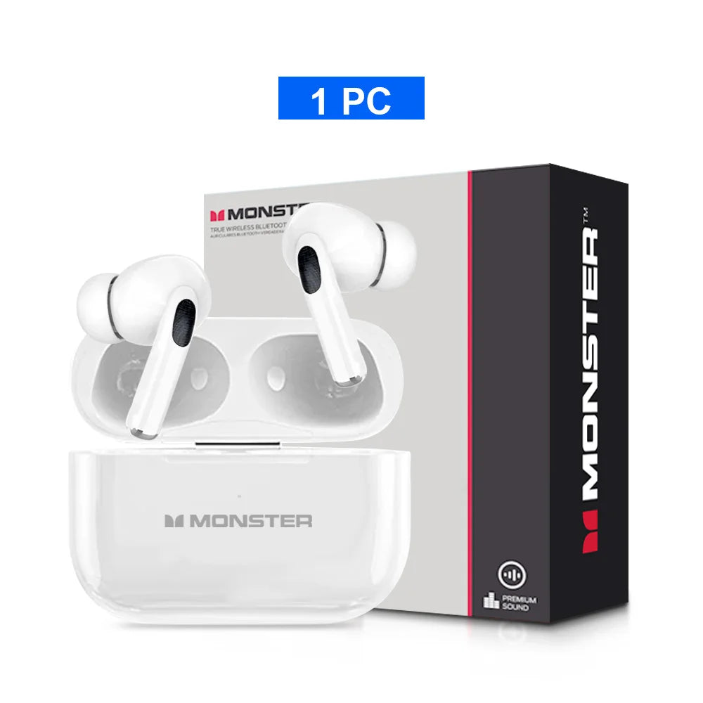 SoundPods Monster Pro – Sem Fio + Cancelamento de Ruído (Bluetooth 5.3)