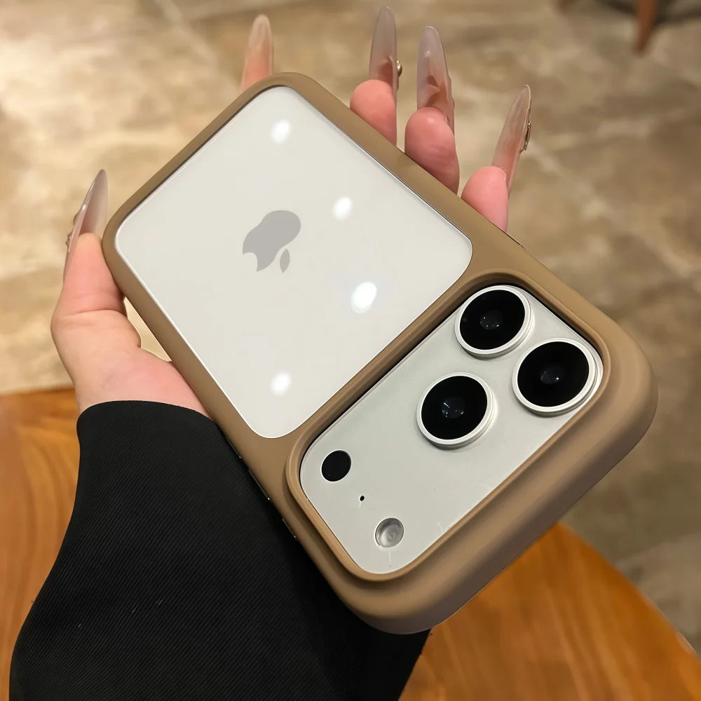 Case Transparente com Botão Inteligente da Câmera – Proteção Premium para iPhone 17