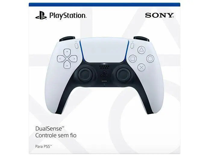 Controle DualSense White – Sem Fio Compatível com PS5 e PC