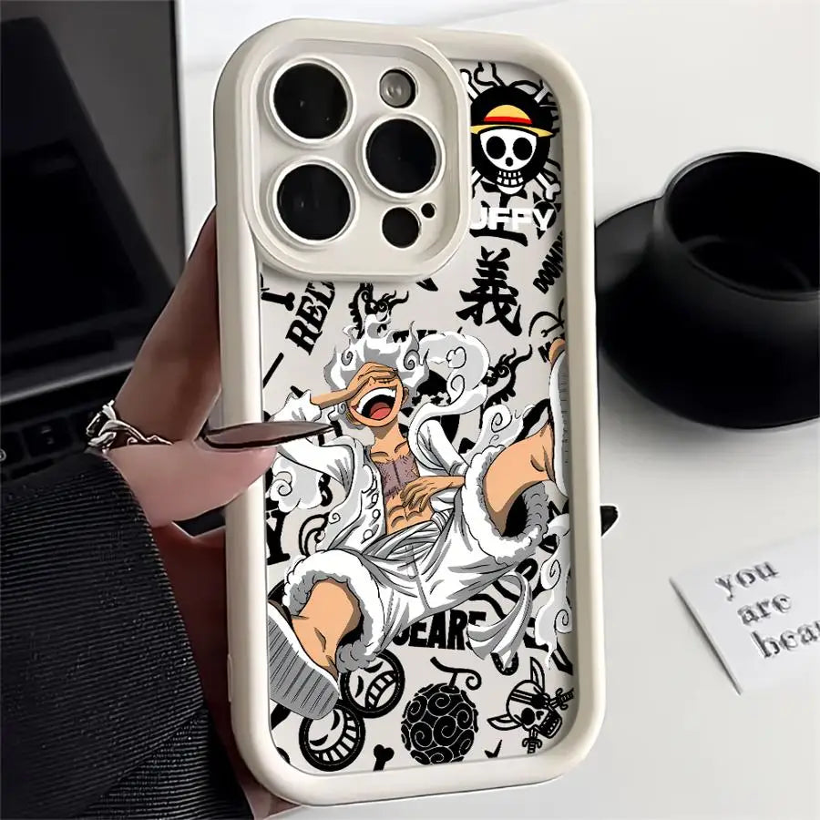 Case One Piece Flexível Anti-Choque – Proteção Leve para iPhone