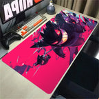 Mousepad Gamer Pokémon Gengar XL – Base Antiderrapante e Borda Reforçada