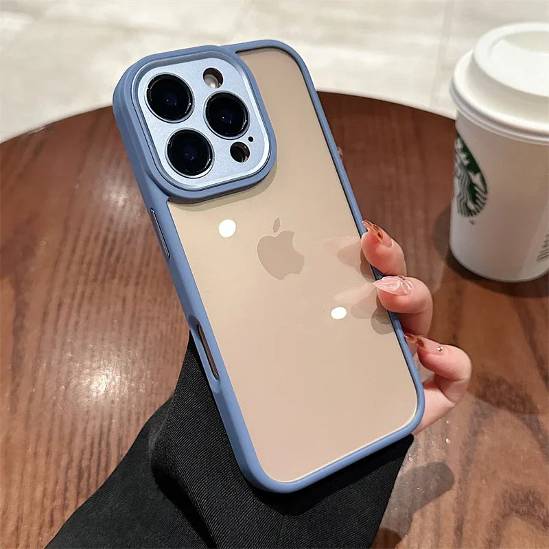 Case Luxo Cristal – Transparente Anti Impacto (iPhone 16 Series)