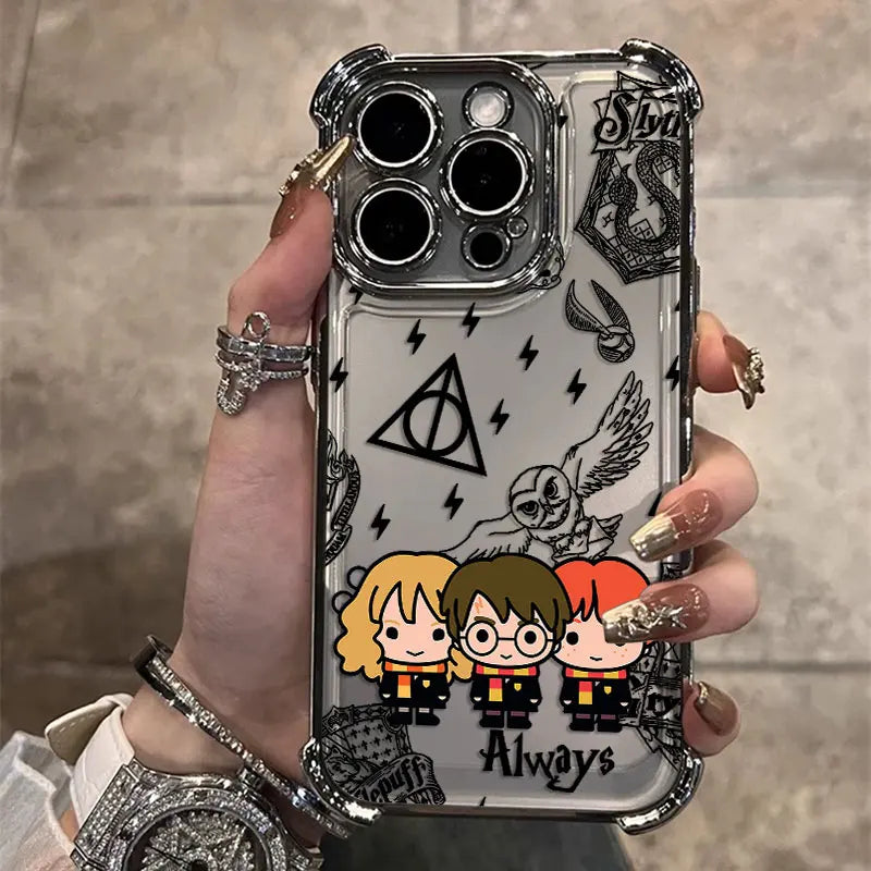 Case Harry Potter Edição Especial — Transparente Anti Impacto para iPhone 11 ao 16