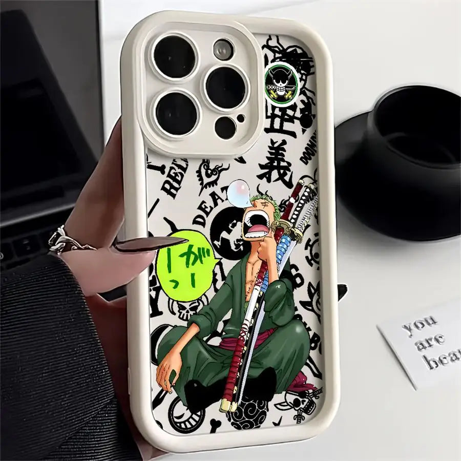 Case One Piece Flexível Anti-Choque – Proteção Leve para iPhone