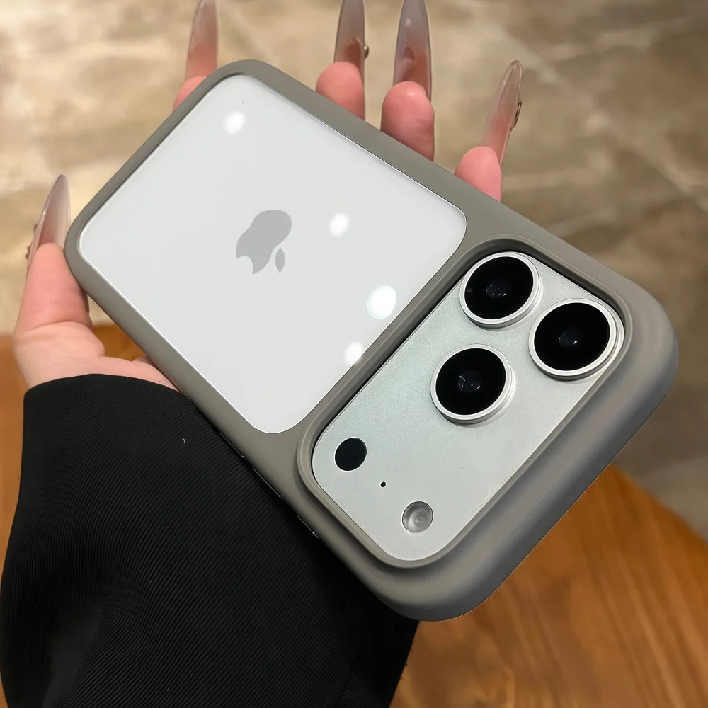 Case Transparente com Botão Inteligente da Câmera – Proteção Premium para iPhone 17