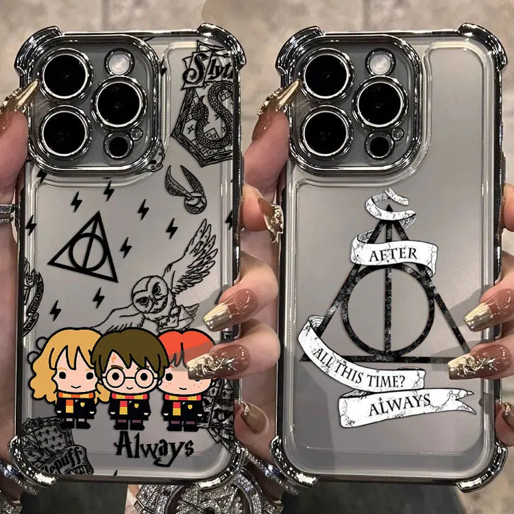 Case Harry Potter Edição Especial — Transparente Anti Impacto para iPhone 11 ao 16