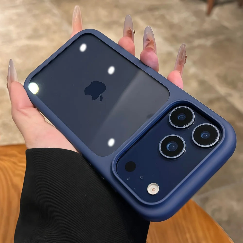 Case Transparente com Botão Inteligente da Câmera – Proteção Premium para iPhone 17