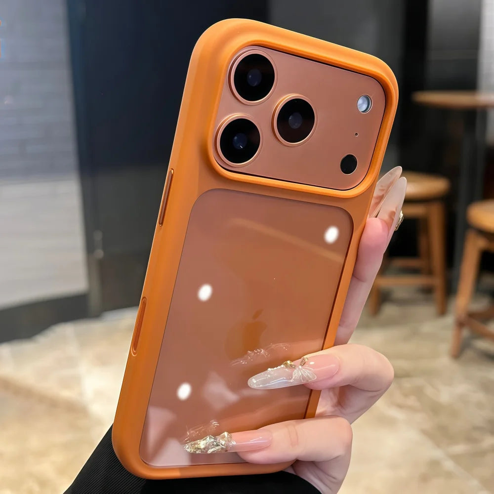 Case Transparente com Botão Inteligente da Câmera – Proteção Premium para iPhone 17