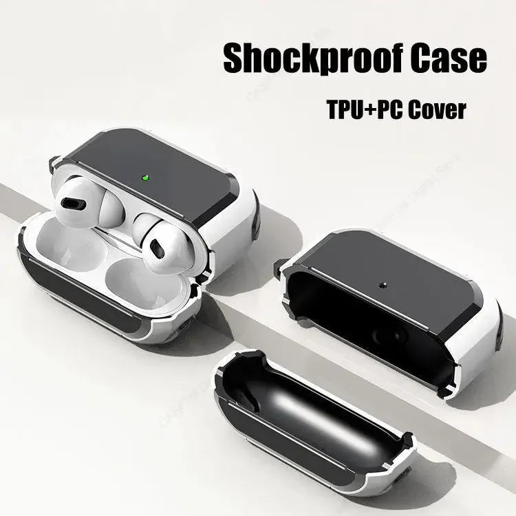 Case Titânio Elite – Compatível com AirPods 4, Pro 2 USB-C e Pro 3
