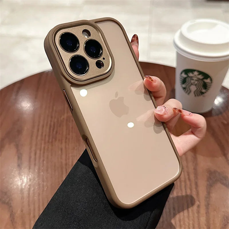 Case Luxo Cristal – Transparente Anti Impacto (iPhone 16 Series)